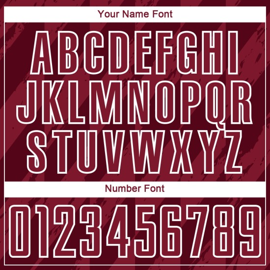 Maglia da calcio personalizzata Crimson White Geometric Shapes Sublimation